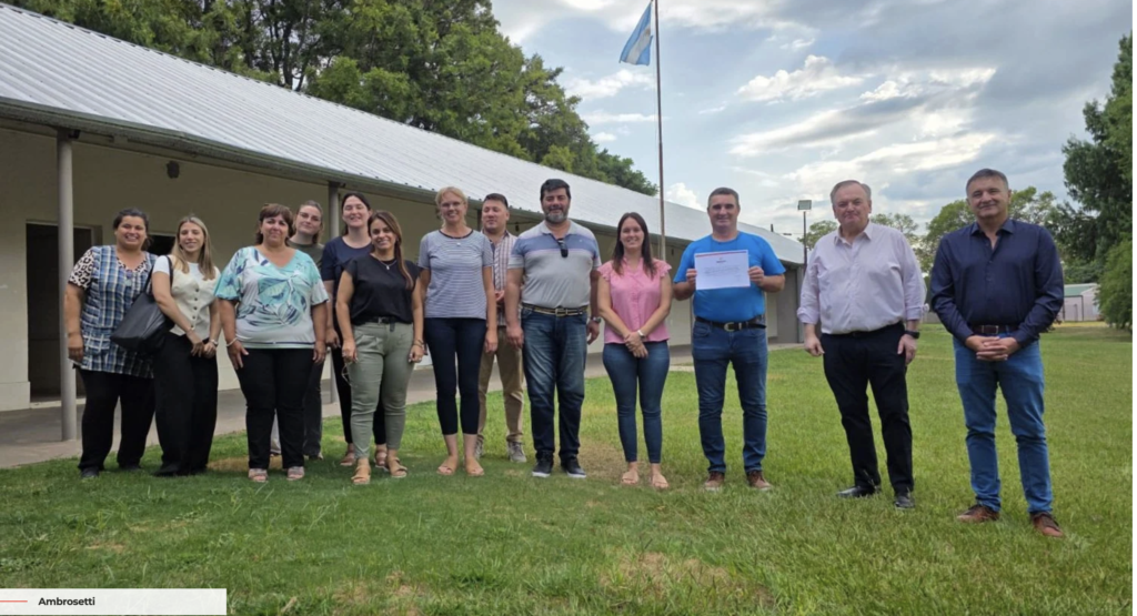 EL SENADOR MICHLIG Y EL DIPUTADO GONZÁLEZ CUMPLIERON UNA INTENSA AGENDA DE TRABAJO EN AMBROSETTI Y SOLEDAD